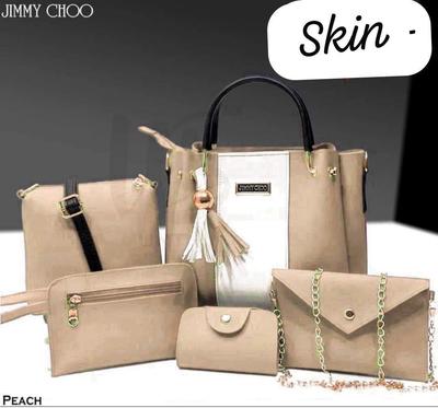 Women's Plain Hand Bag set