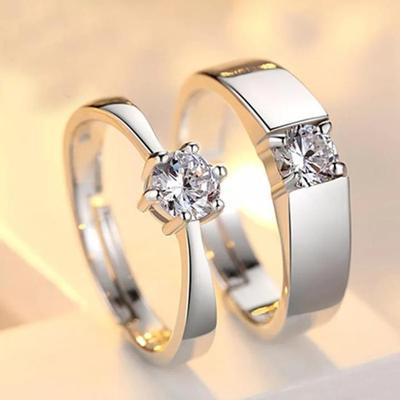 Couple silver rings