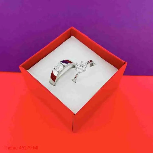Couple silver rings