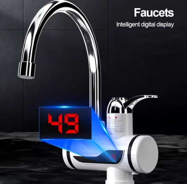 Electric Water Heating tap For Kitchens And Bathrooms